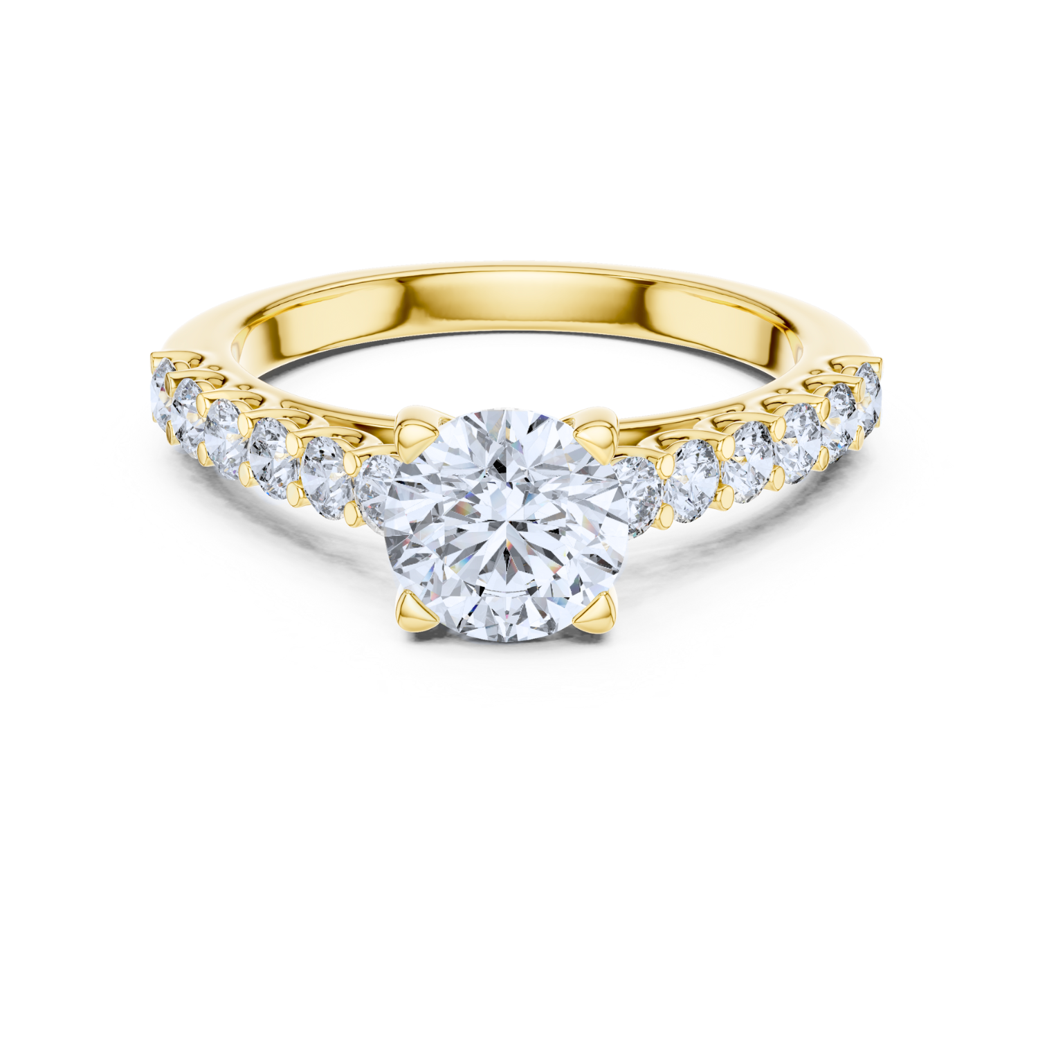 Classic Pave Diamond Ring