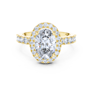 Gilded Grace Halo Ring
