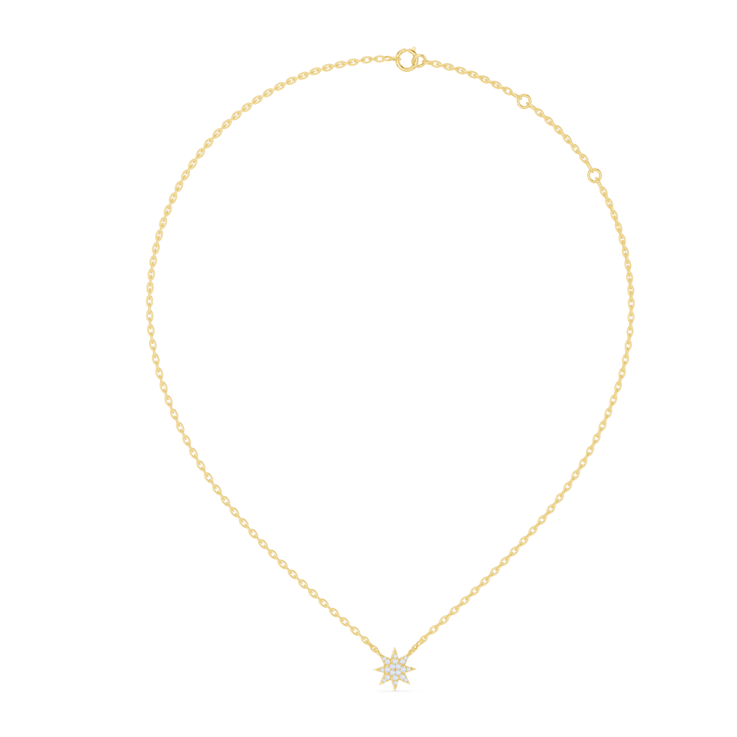 North Star Diamond Pendant