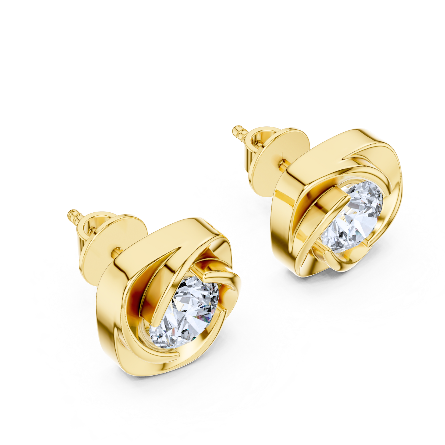 Blooming Aura Diamond Studs