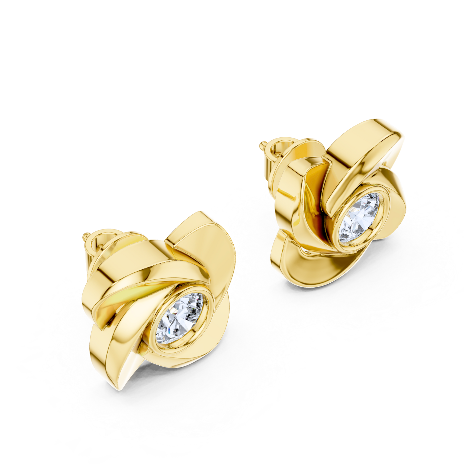 Petal Bloom Diamond Studs