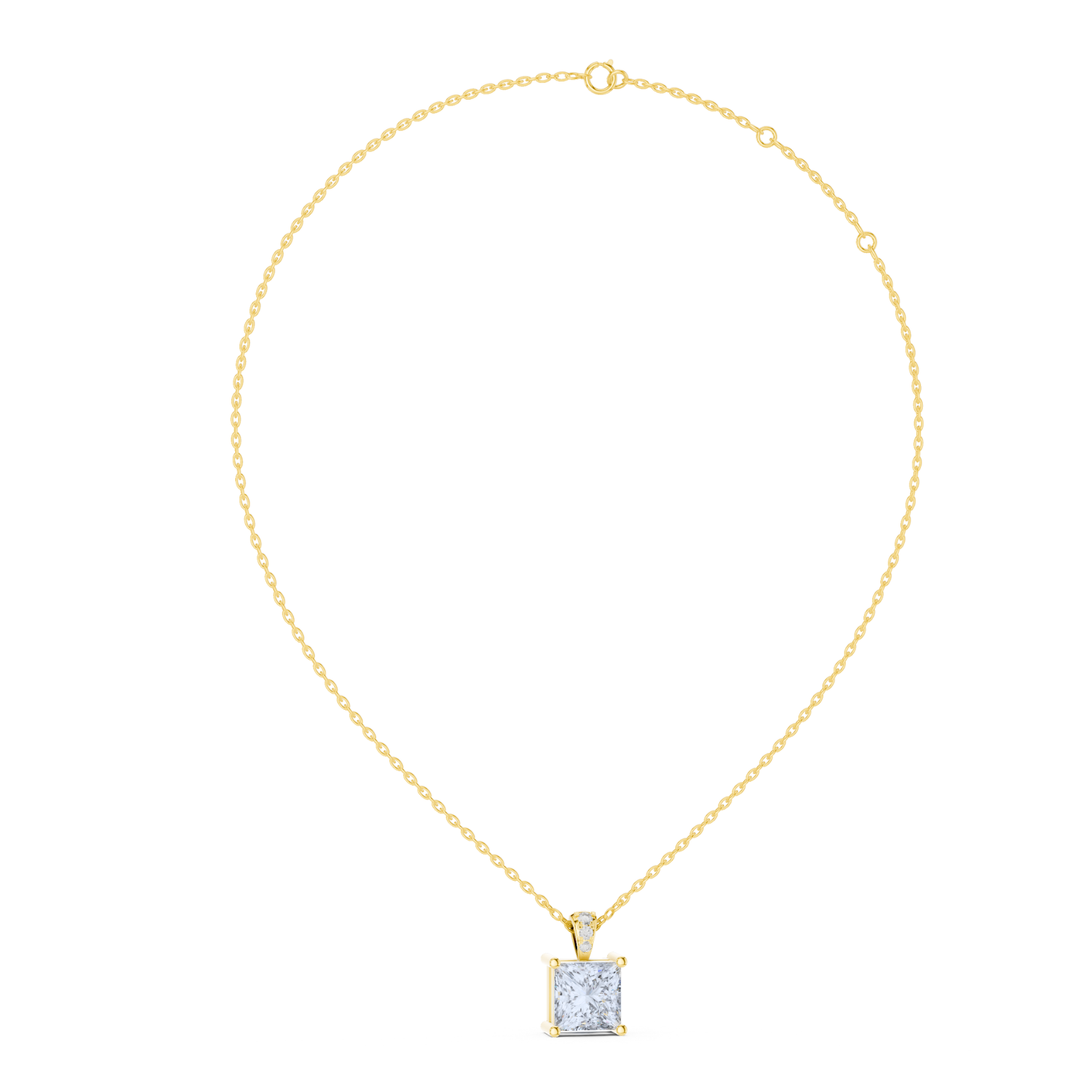 Regal Princess Solitaire Pendant