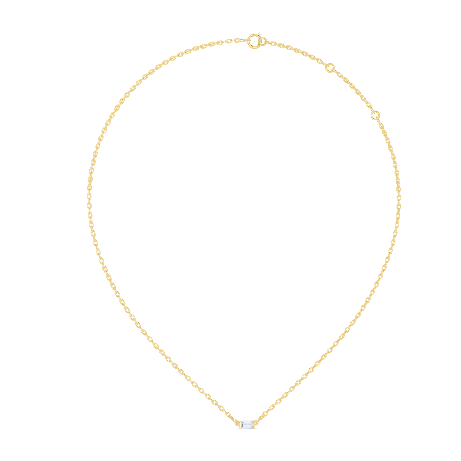 Sleek Bar Diamond Pendant