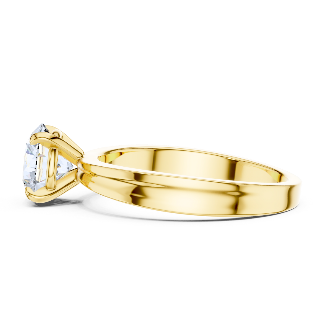 Lustrous Grace  Solitaire Ring