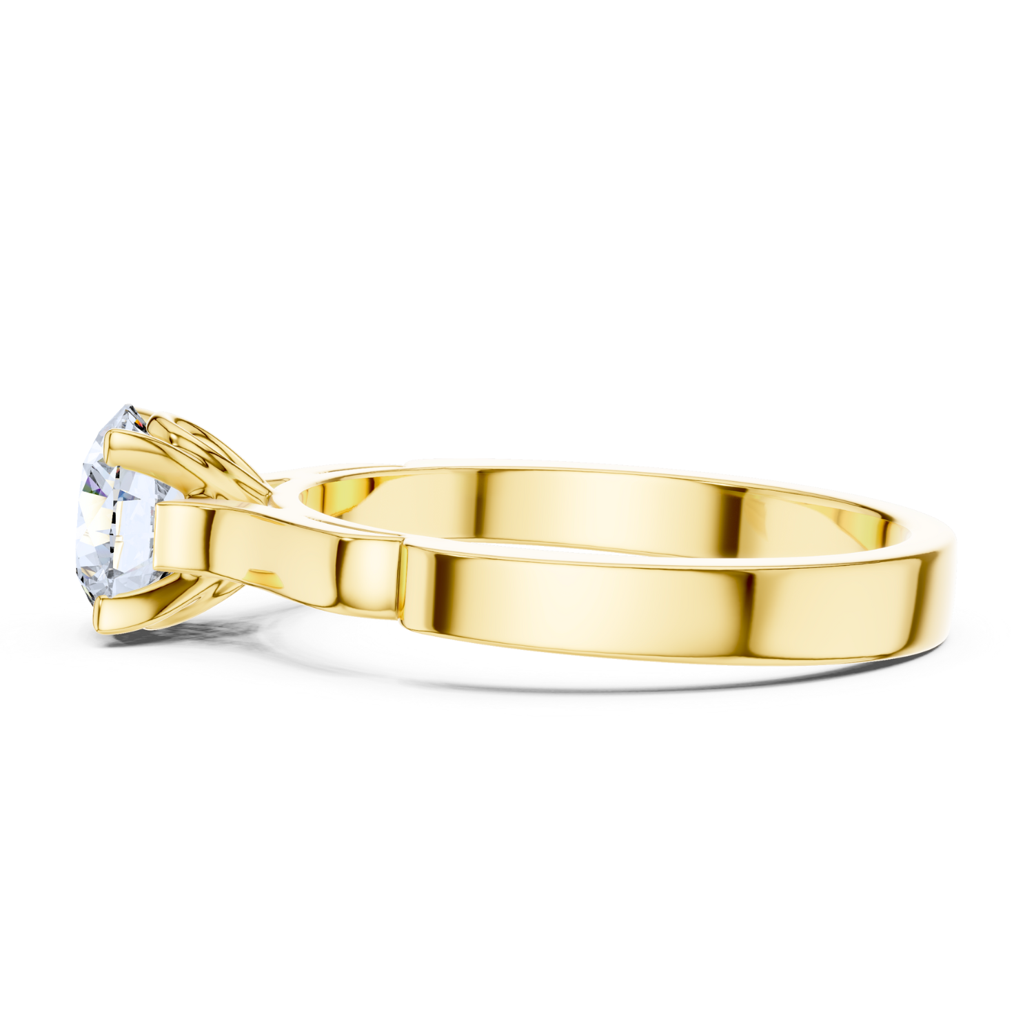 Radiant Diamond Solitaire Ring