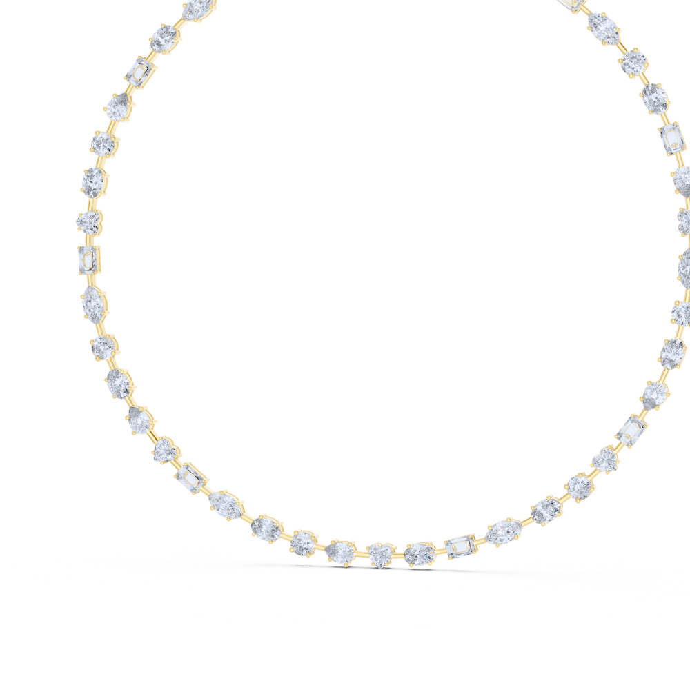 Radiant Harmony Tennis Necklace