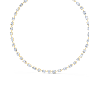 Radiant Harmony Tennis Necklace