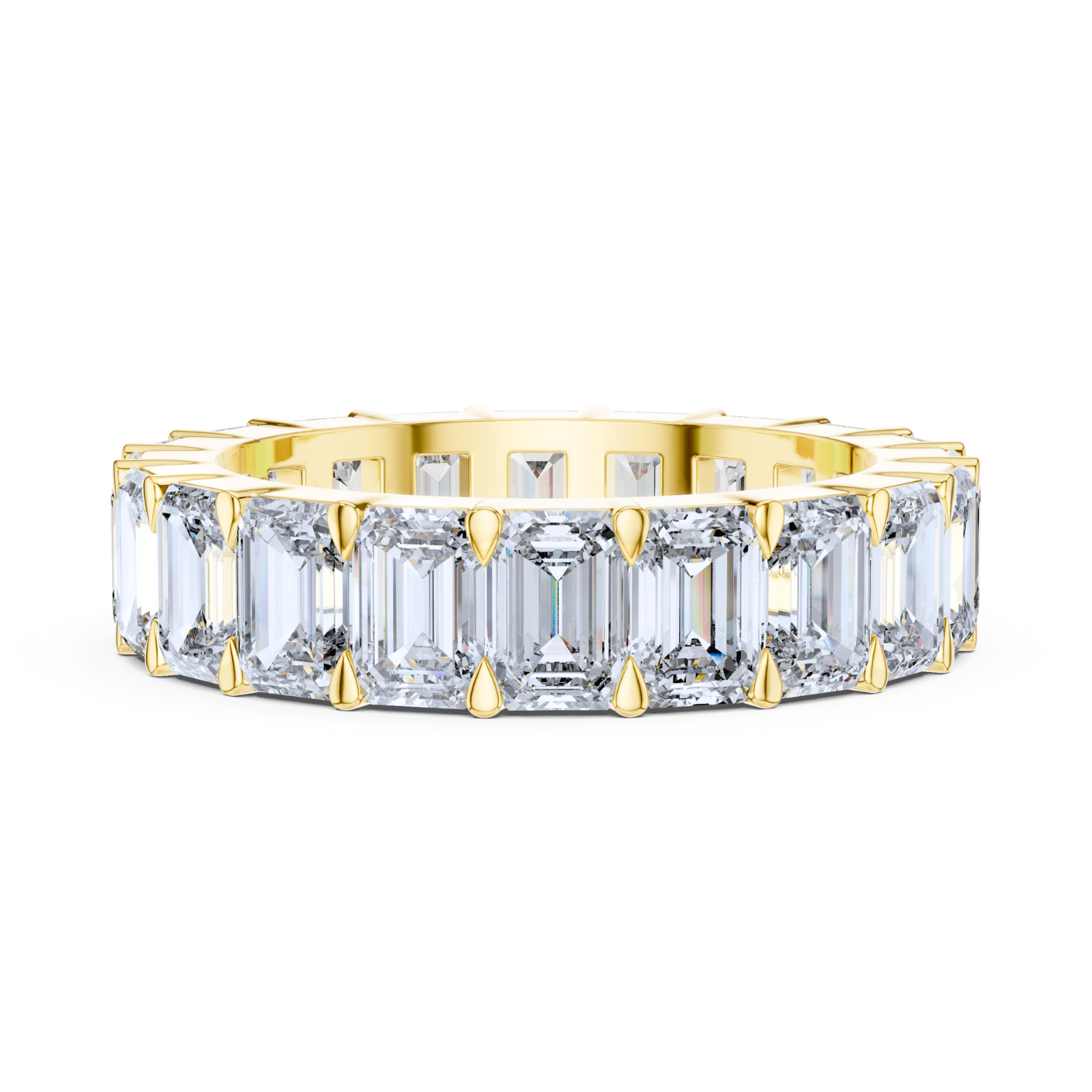 Emerald-Cut Diamond Eternity Band