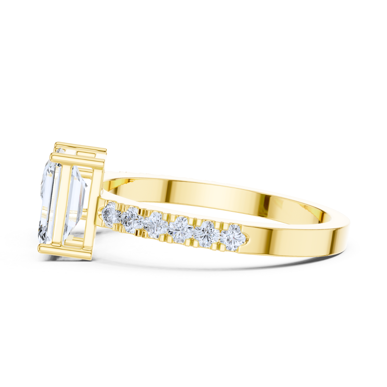 Dual-Cut Diamond Ring