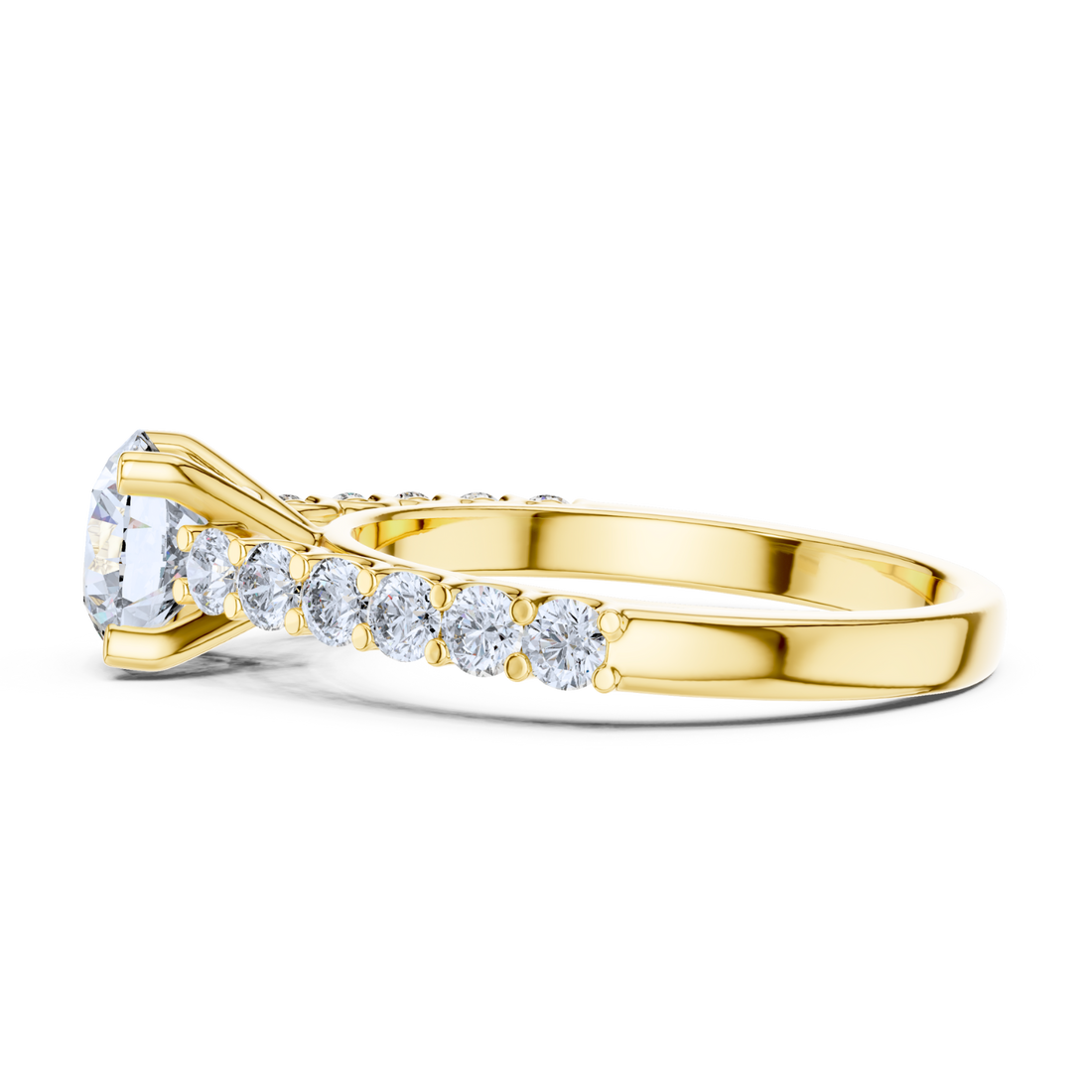 Classic Pave Diamond Ring