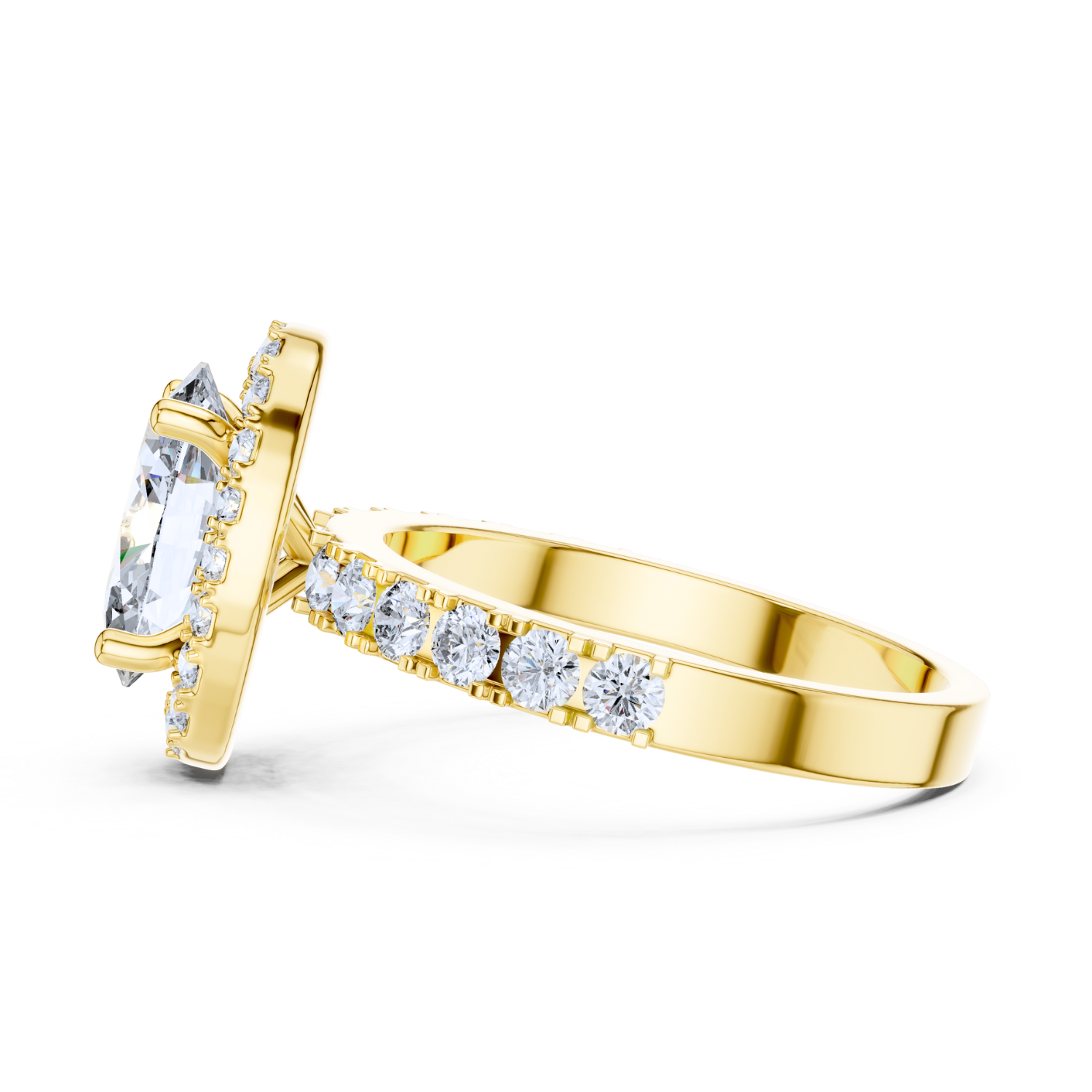 Gilded Grace Halo Ring