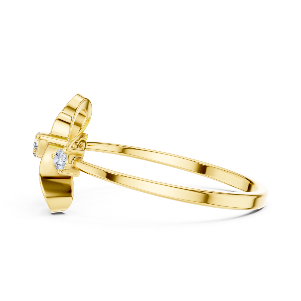 Double-Heart Infinity Style Ring