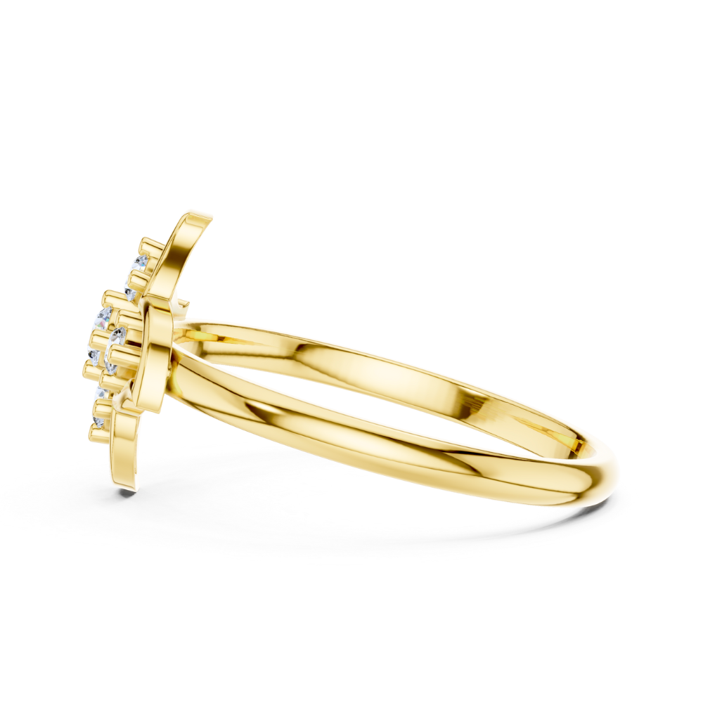 Enchanted Petal Diamond Ring