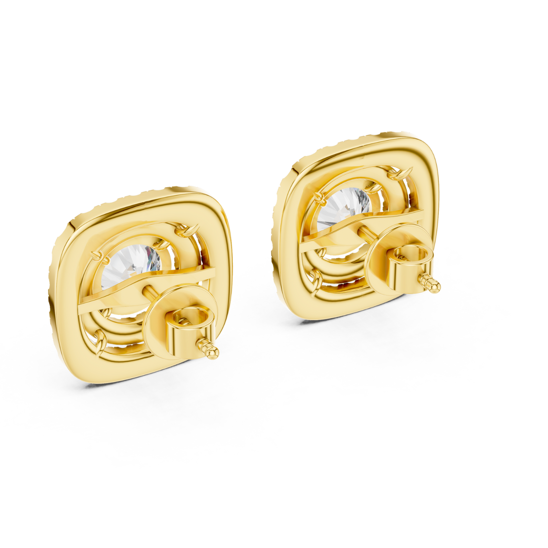 Eternal Halo Diamond Studs