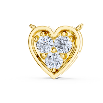 Pave Heart Diamond Pendant