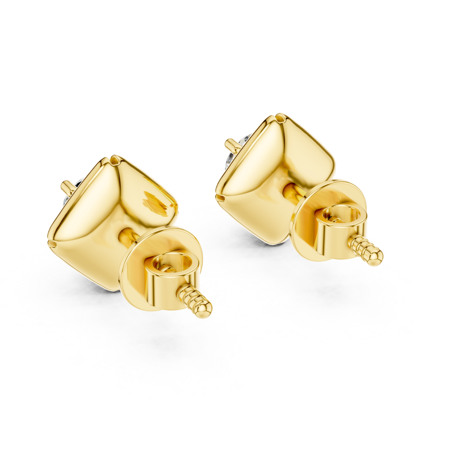 Radiant Diamond Studs Earrings