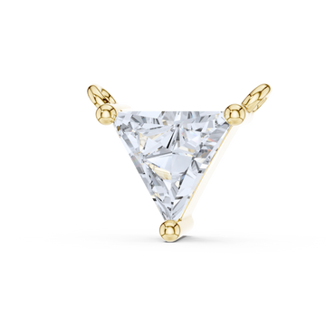 V-Shaped Diamond Pendant