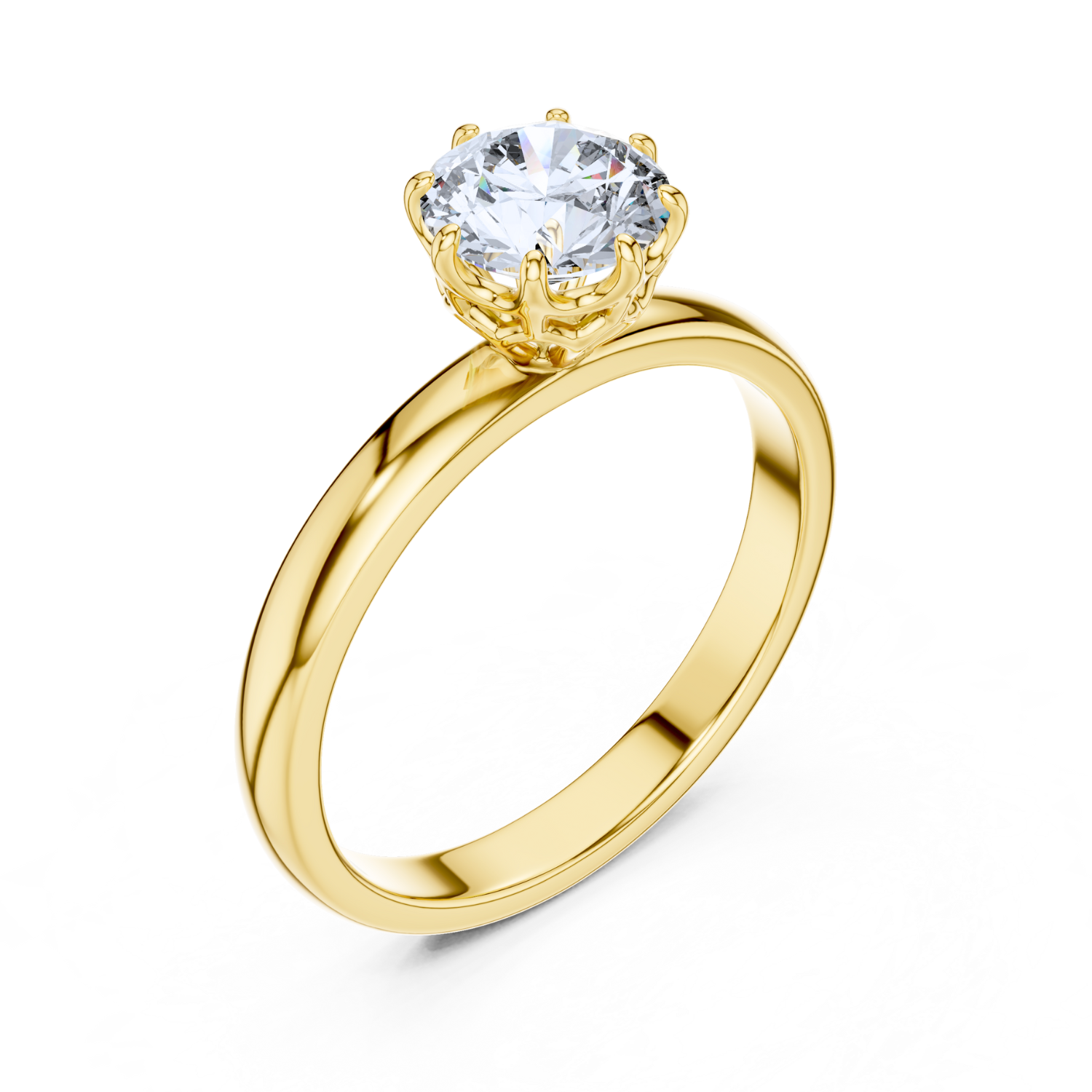 Radiance Solitaire Diamond Ring