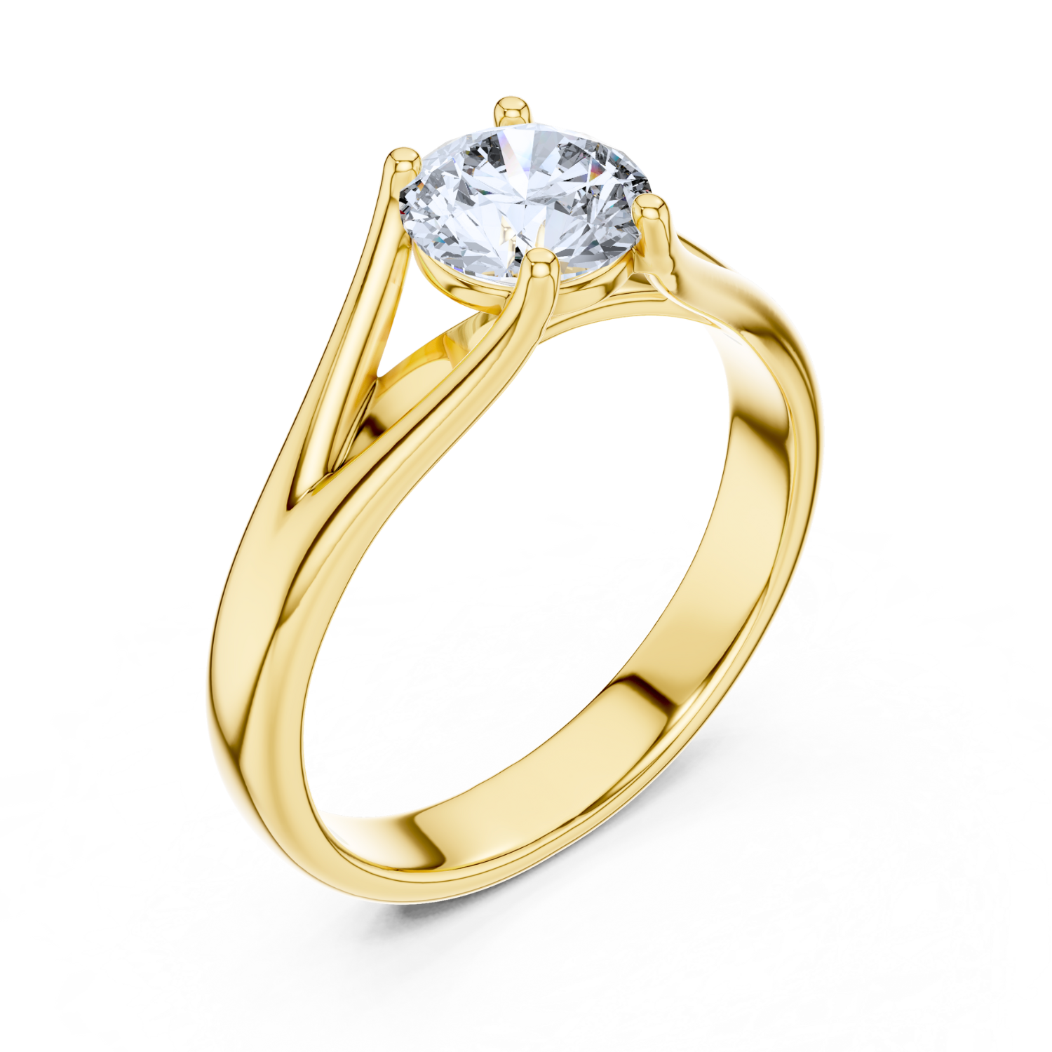 Majestic Cathedral Solitaire Ring
