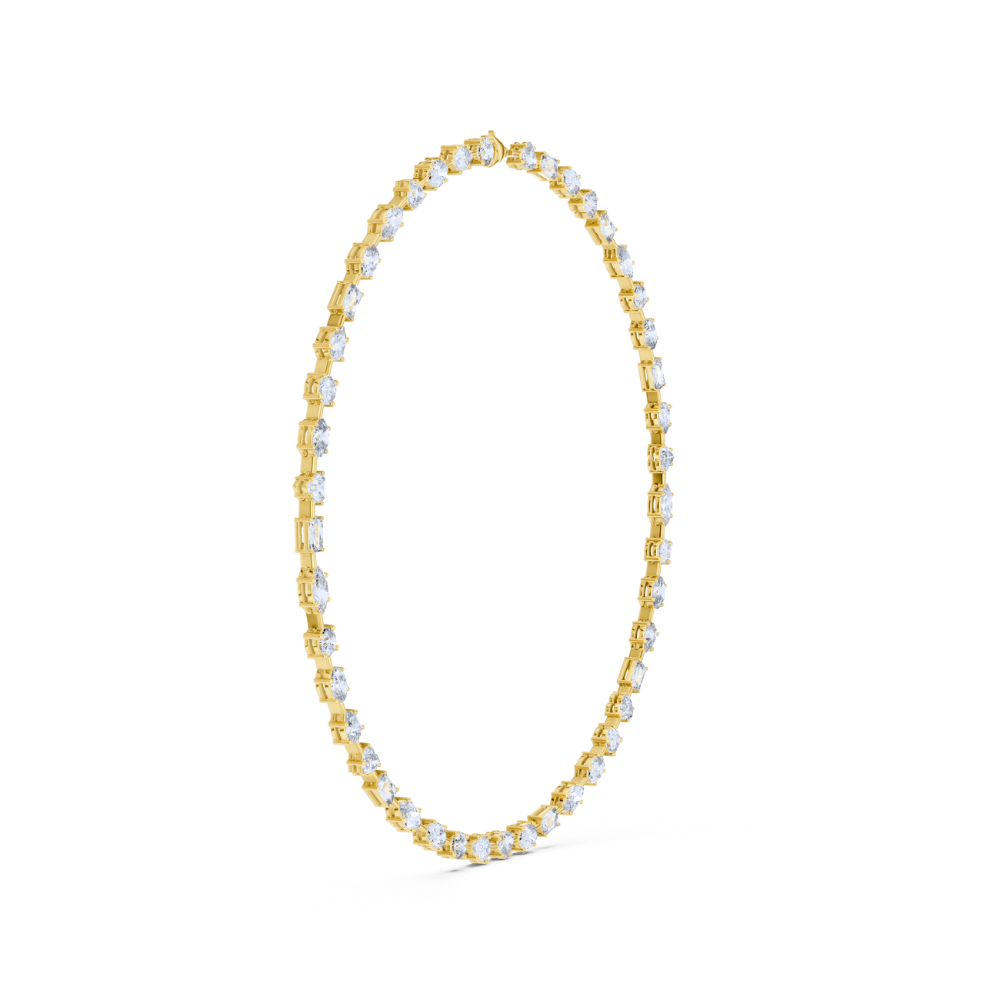 Radiant Harmony Tennis Necklace