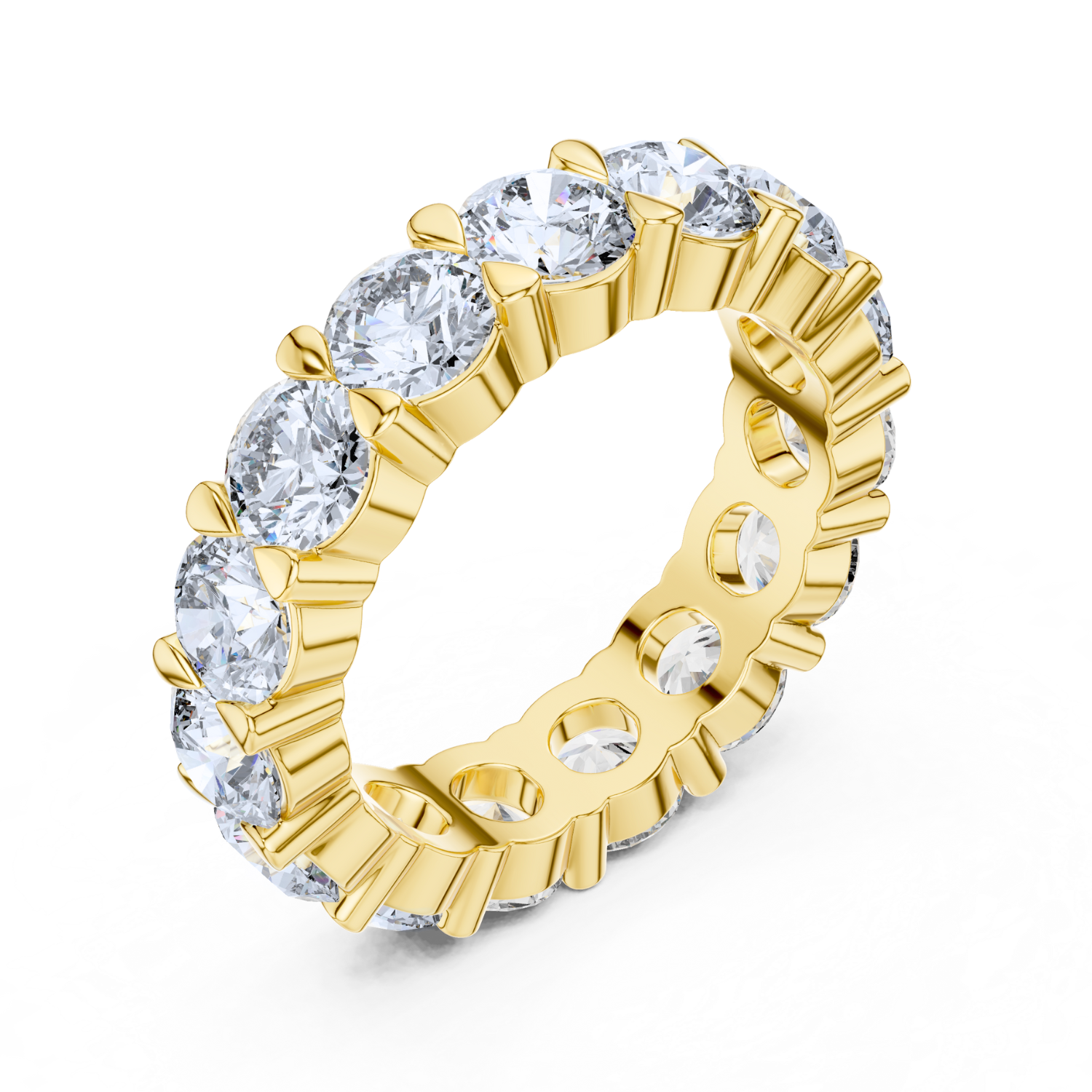 Round-Cut Diamond Eternity Band