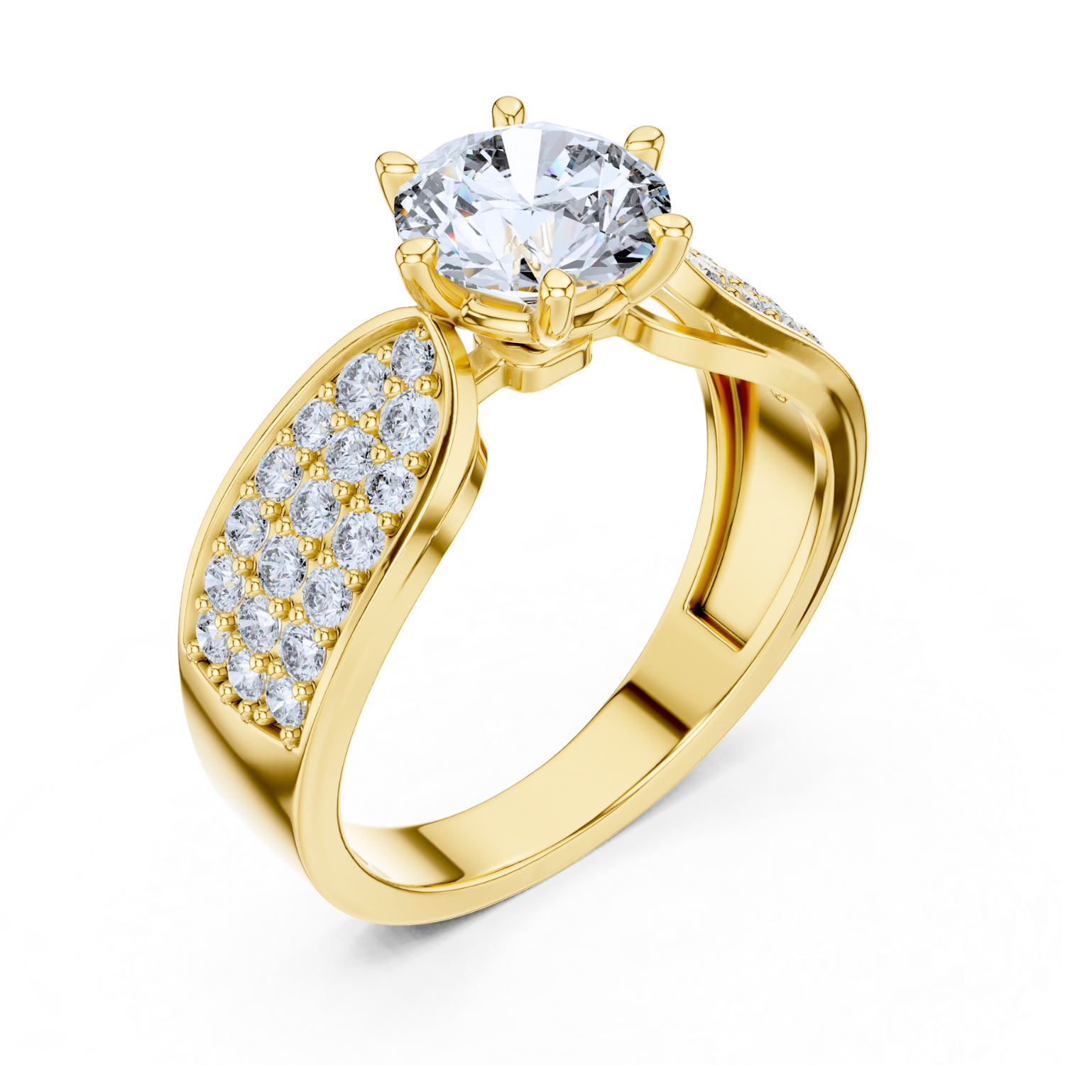 Pave Diamond Ring