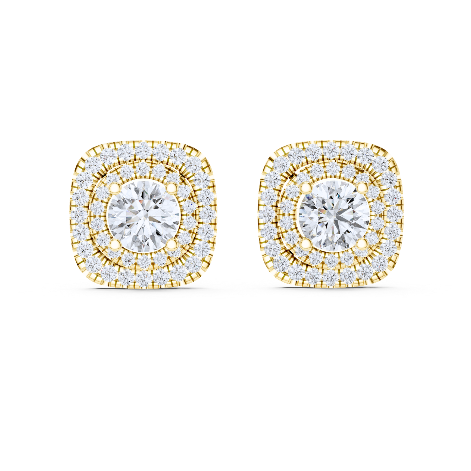 Eternal Halo Diamond Studs