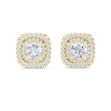 Eternal Halo Diamond Studs