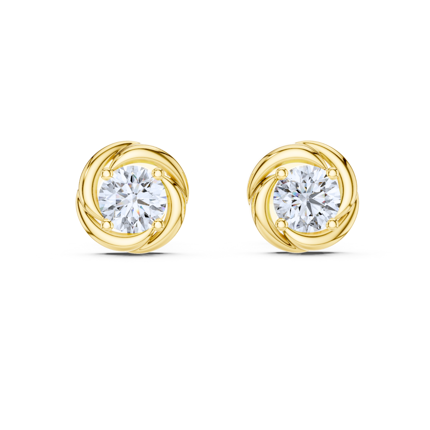 Enchanted Weave Diamond Studs
