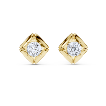 Radiant Diamond Studs Earrings