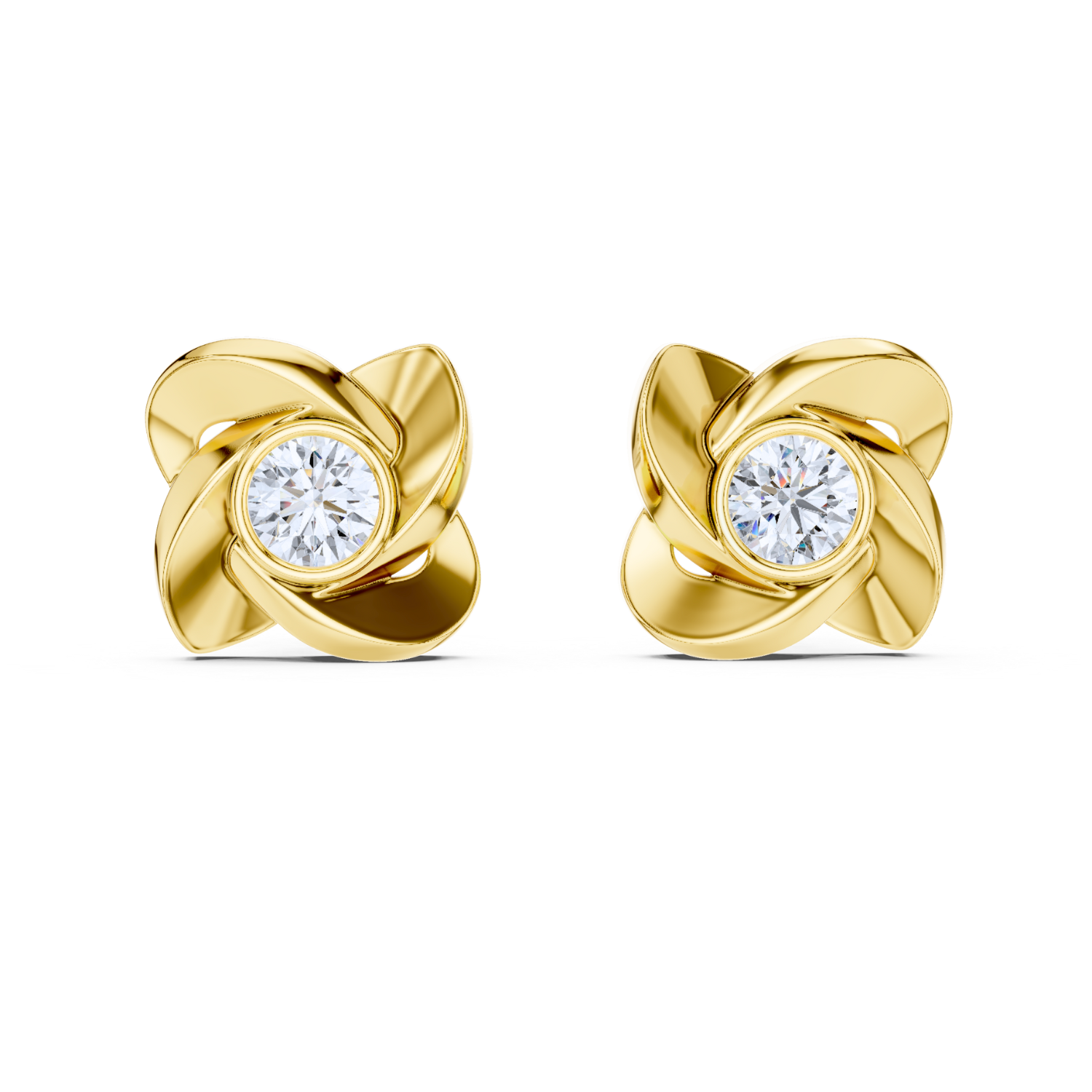 Petal Bloom Diamond Studs