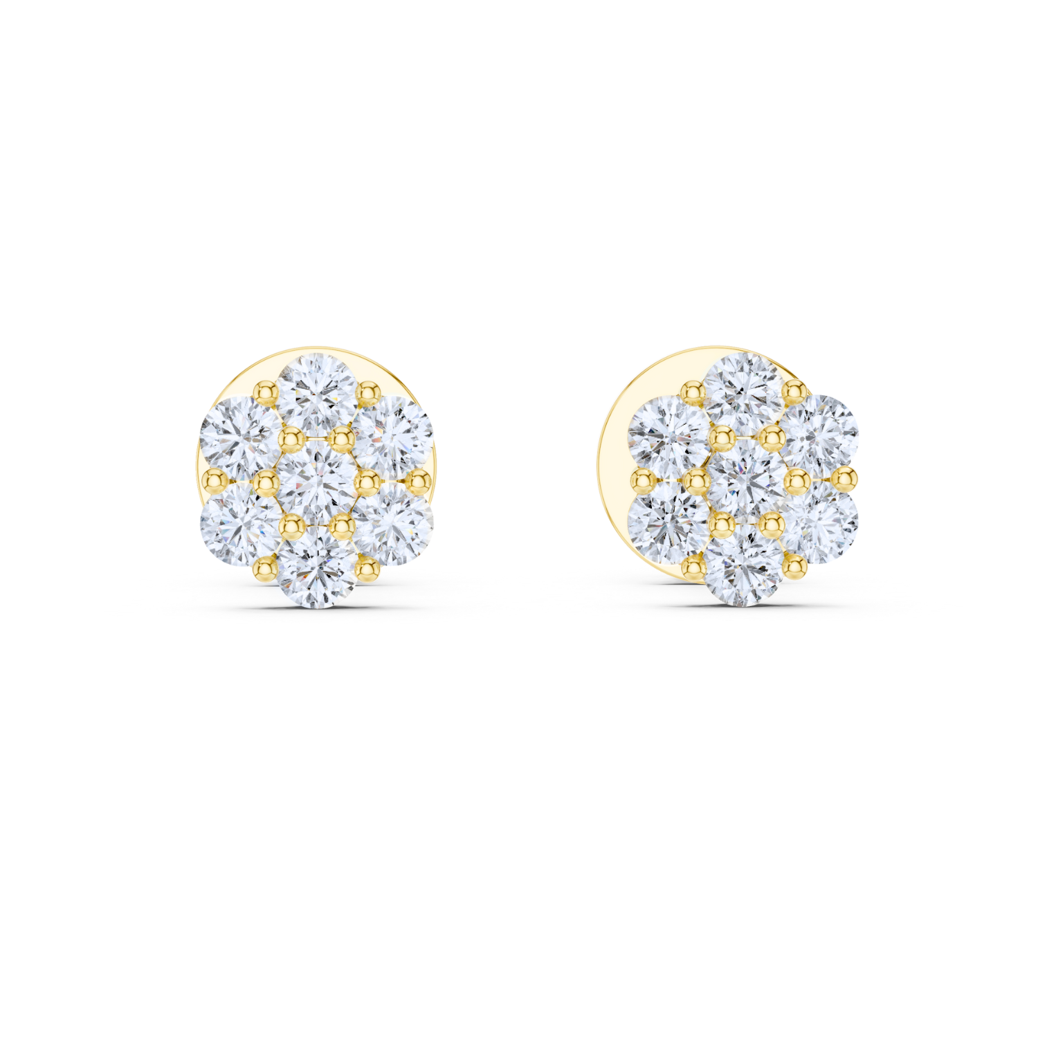Celestial Bloom Diamond Studs