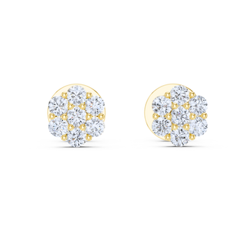 Celestial Bloom Diamond Studs