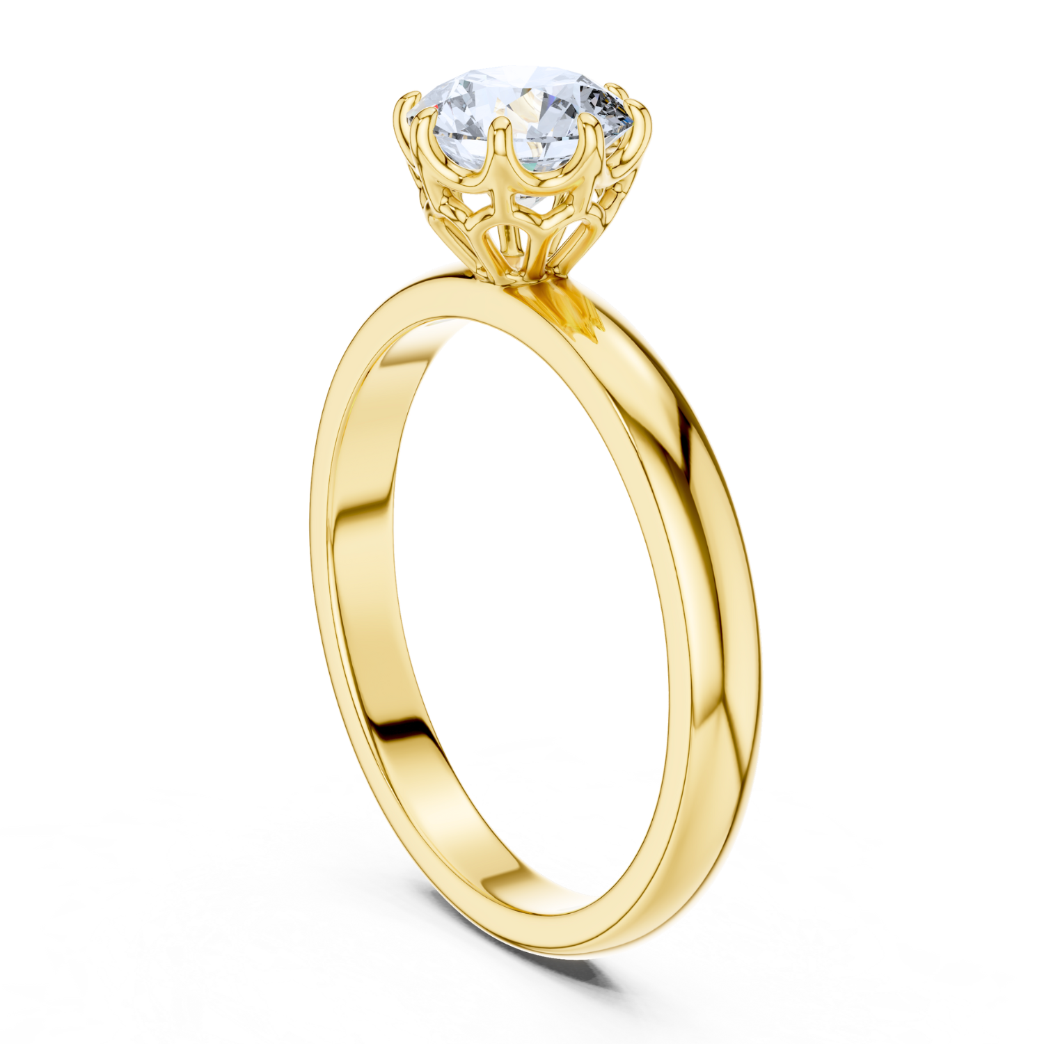 Radiance Solitaire Diamond Ring