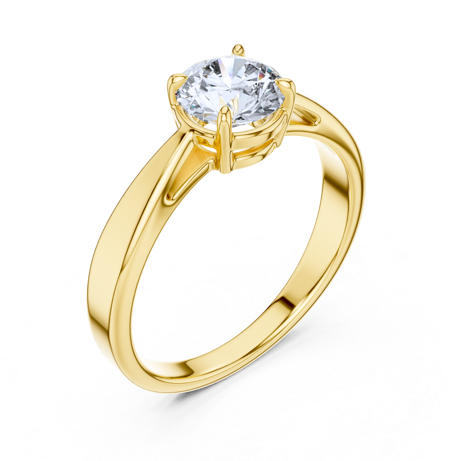 Elegant Solitaire Diamond Ring