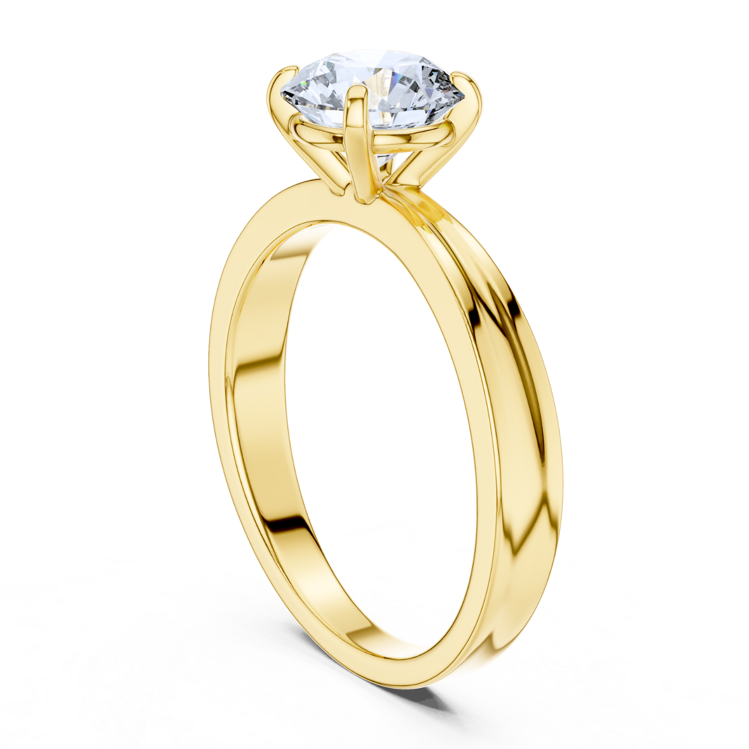 Lustrous Grace  Solitaire Ring
