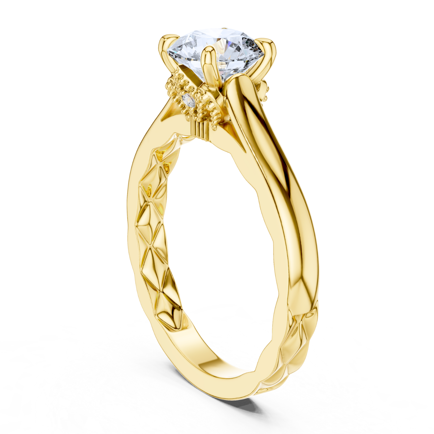 Vintage-Inspired Solitaire Ring