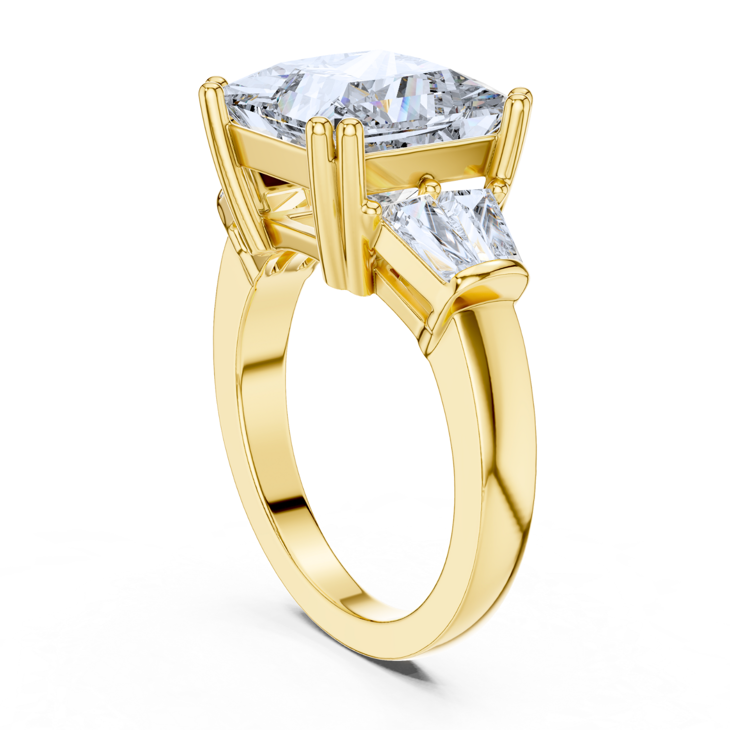 Elegant Three-Stone Ring