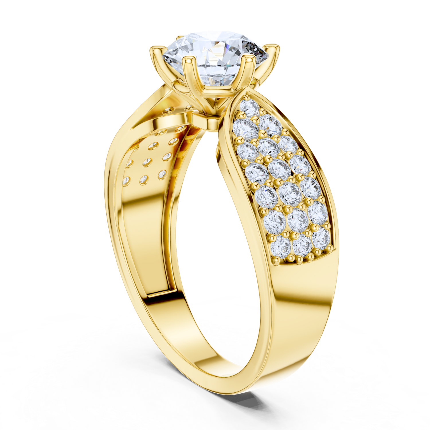 Pave Diamond Ring
