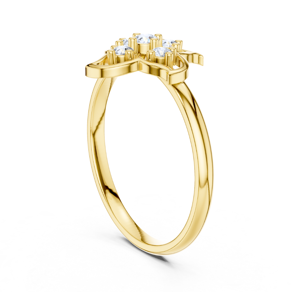 Enchanted Petal Diamond Ring