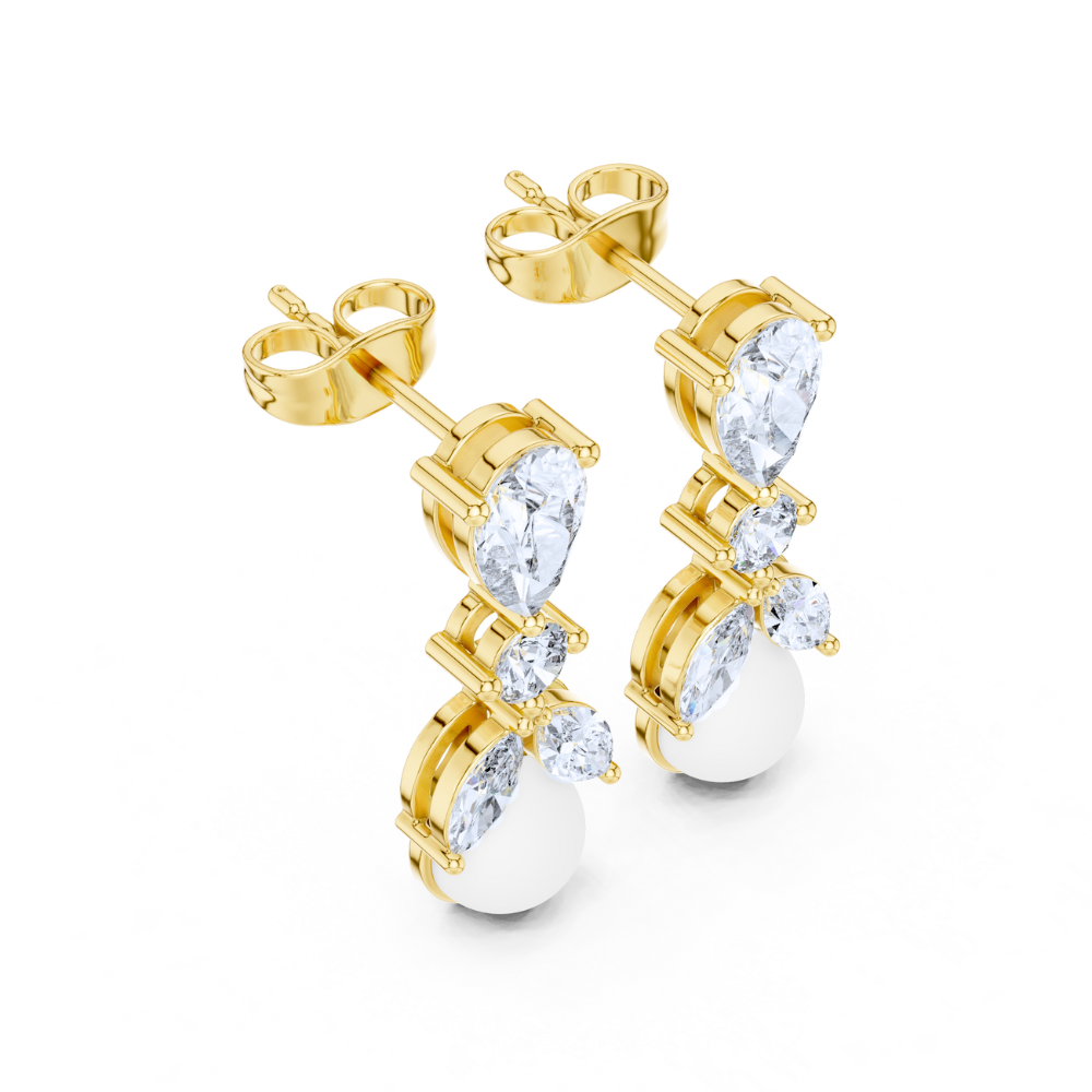 Radiant Teardrop Elegance Earrings