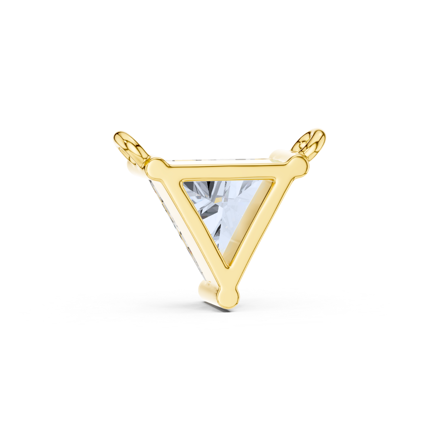 V-Shaped Diamond Pendant